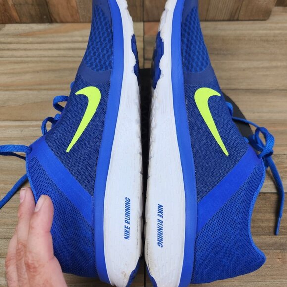 Mens Nike FS Lite Run 3 size 9 Blue Athletic Running Shoes - Picture 6 of 9